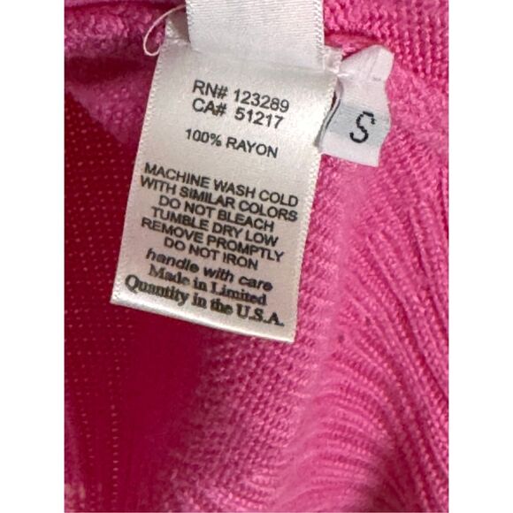 Lauren Moshi Helena Rasta Lion Sweater Pink Small - Picture 8 of 8
